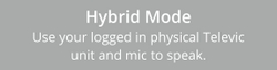 Hybrid mode notification